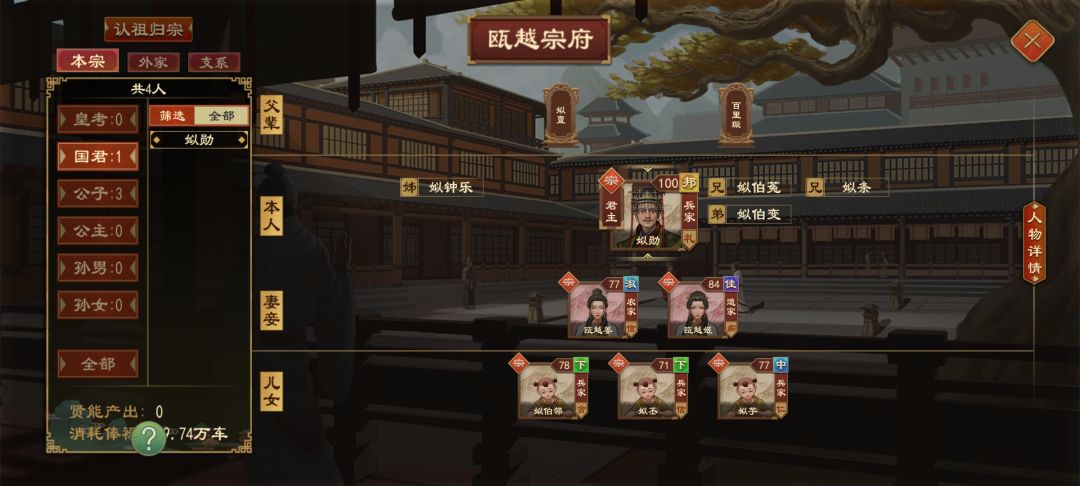 终于把宗亲培养到邦士传承了 1