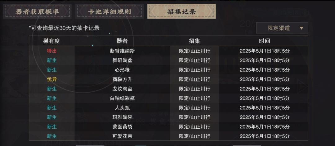 这应该就是萌新爆率吧~ 3