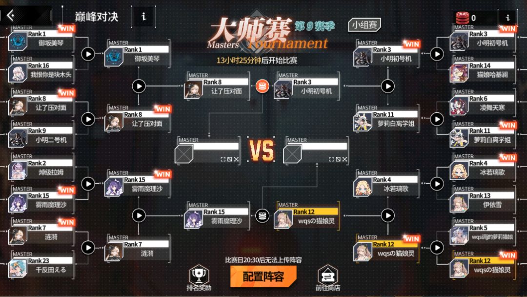 大师赛进4强了 1