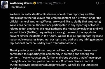 官方辟谣！《鸣潮》二创遭下架系假冒官方所为