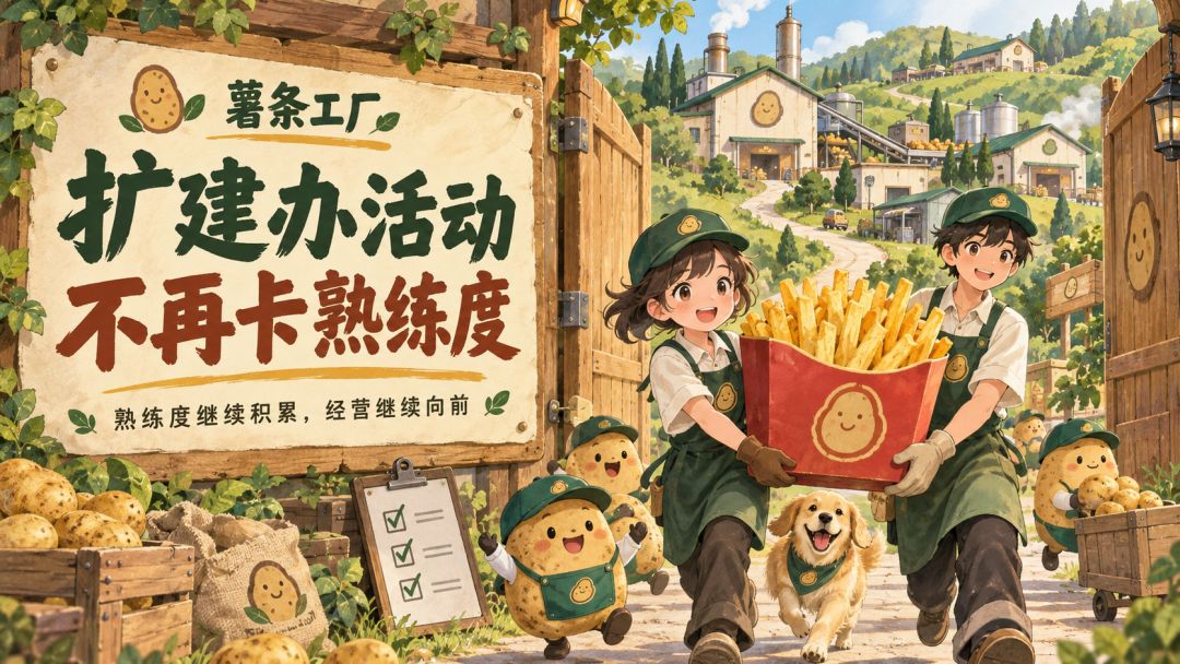 【近期更新】扩建、办活动,不再卡熟练度了 1