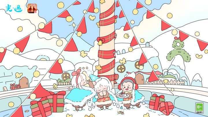 相聚宴饮 雪中起舞丨《光·遇》宴会节同人作品分享截图