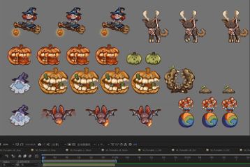 devlog04| 请查收酷酷的怪物总案~截图