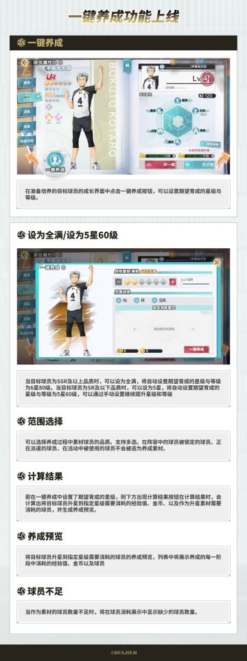 ☆一键养成功能上线☆