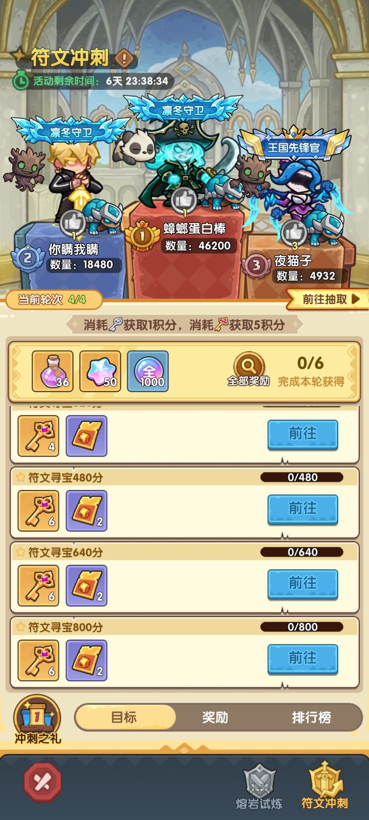 成功开出石头人和鹦鹉，登顶第一截图