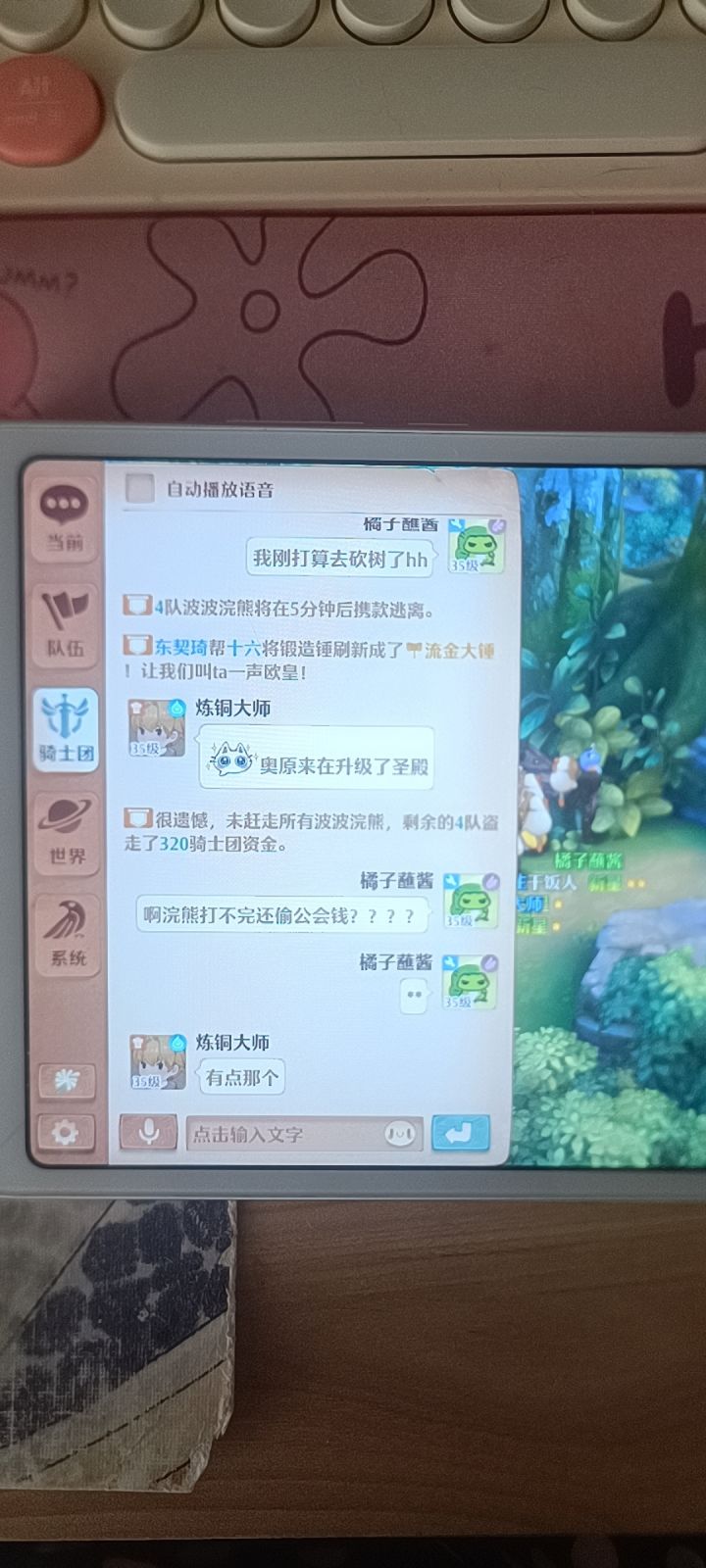 因为辱骂浣熊被禁言截图