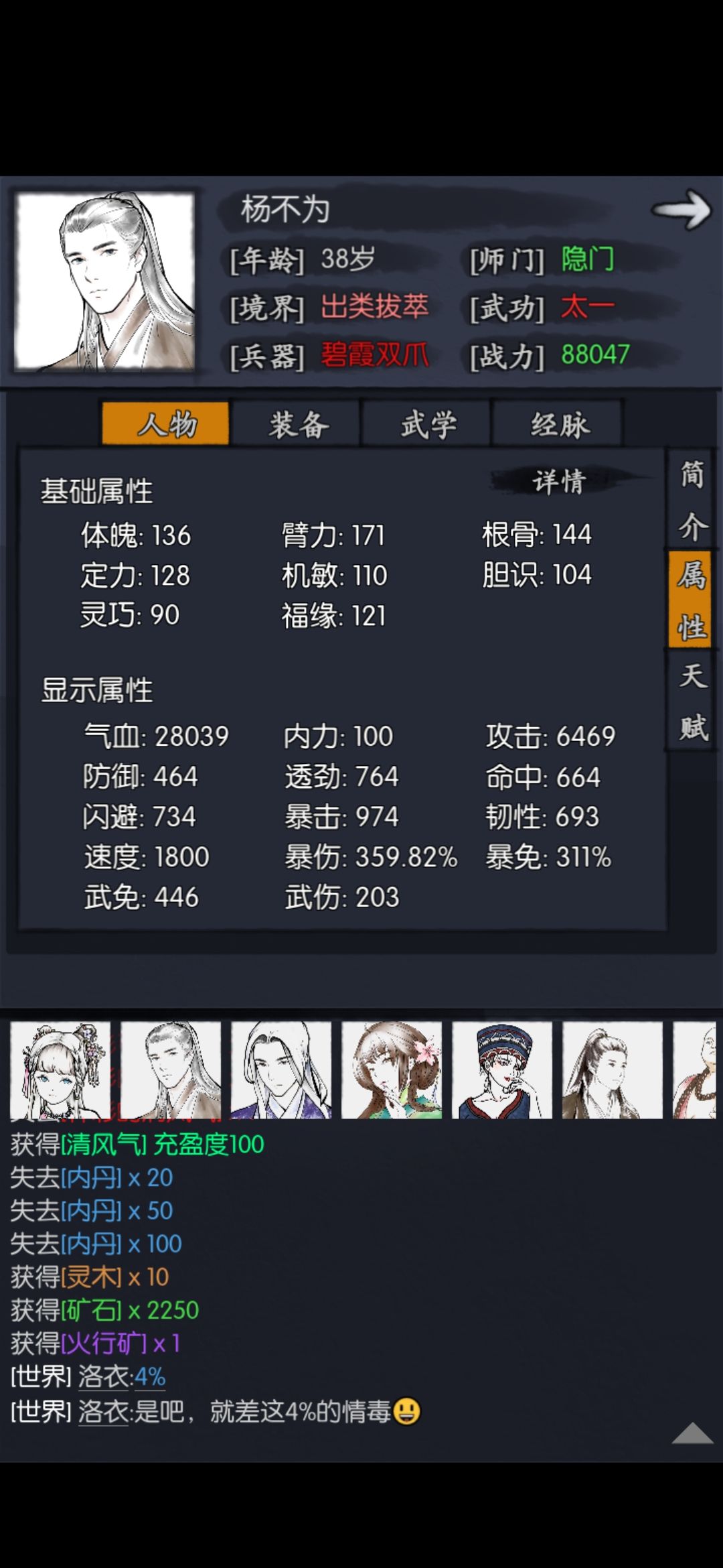84 富贵无极 女丐面板和装备 3