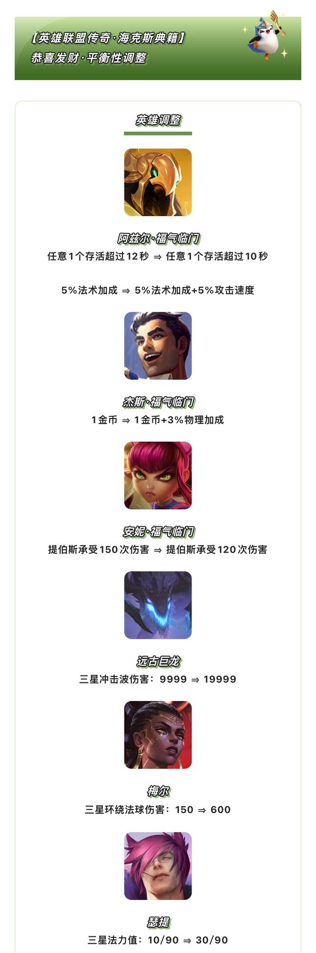 《金铲铲之战》18.4版本 10月15日更新公告 13