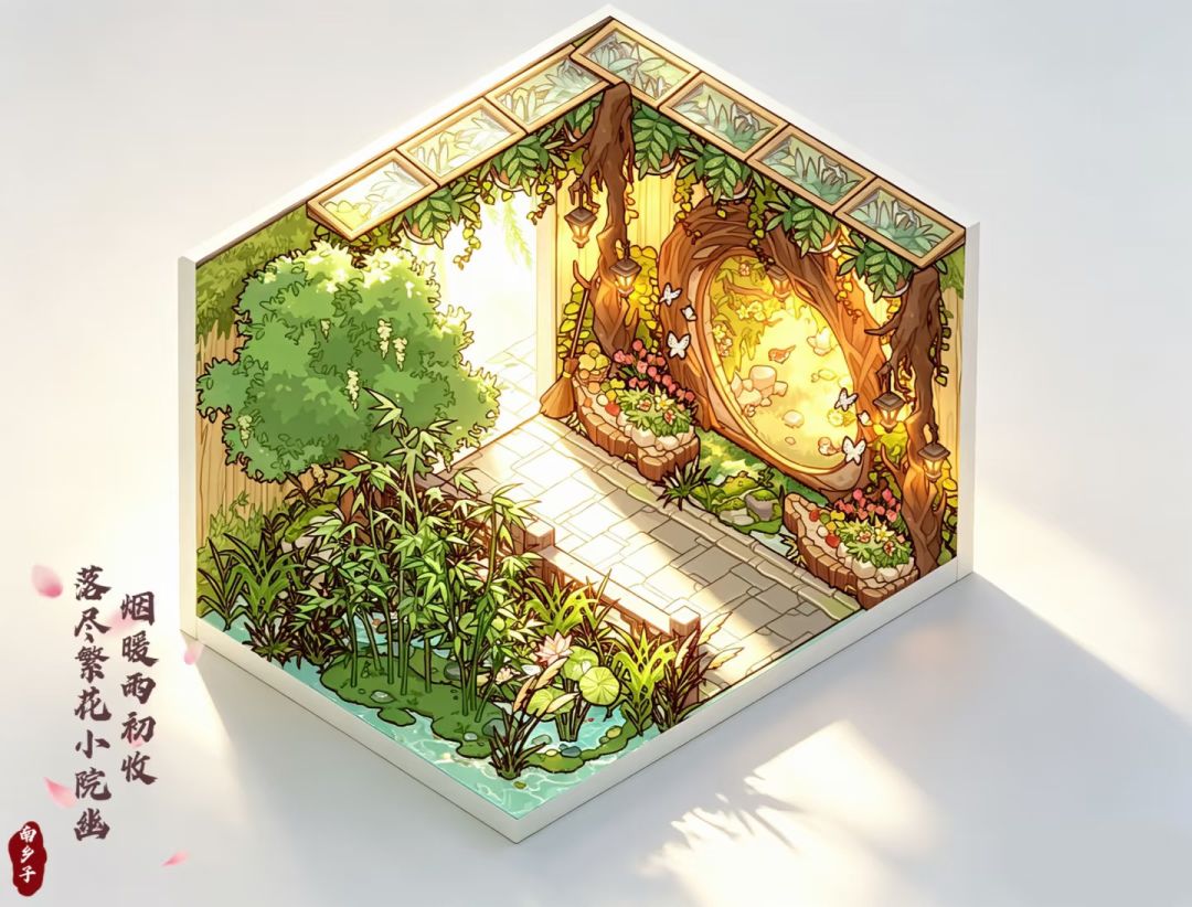 梦幻花园|小桥流水·静谧秘境🍃 1