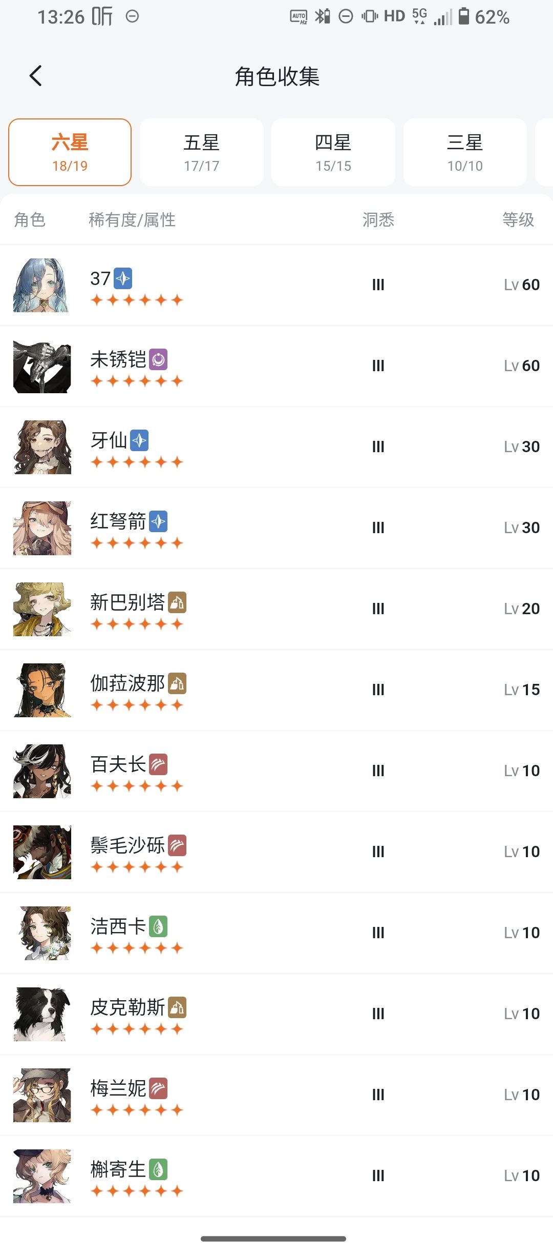 6星收集齐了还显示差一 2