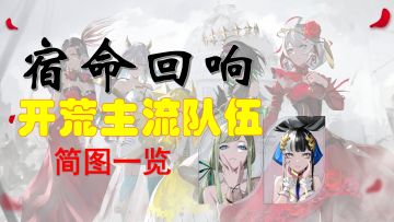 【宿命回响】开荒5种角色配队站位：抗争队、神秘队、幻想队、永恒队、四季队（简图一览）