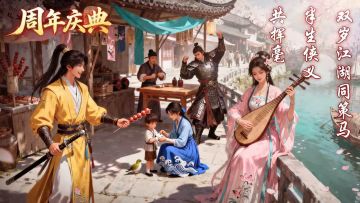 两周年特别活动，共享江湖路