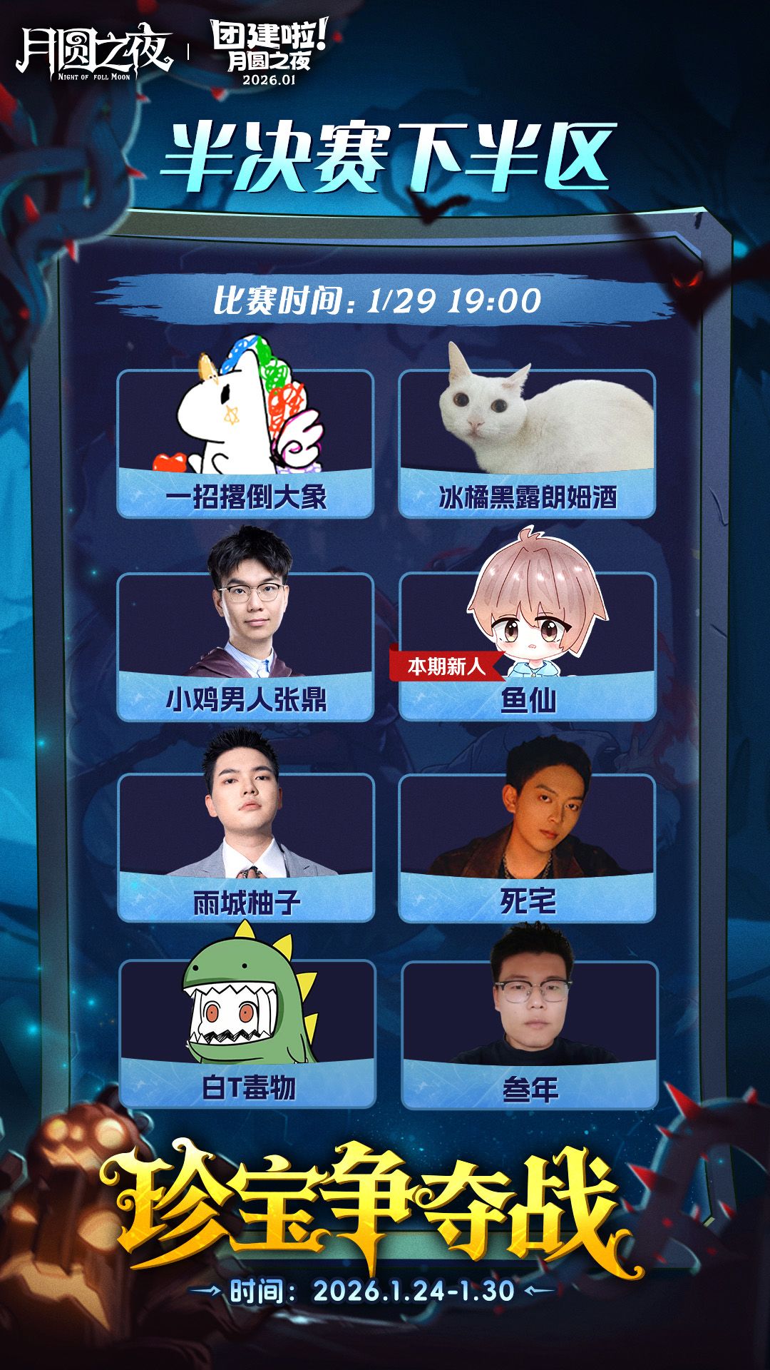 1月主播团建赛 Day5: 2