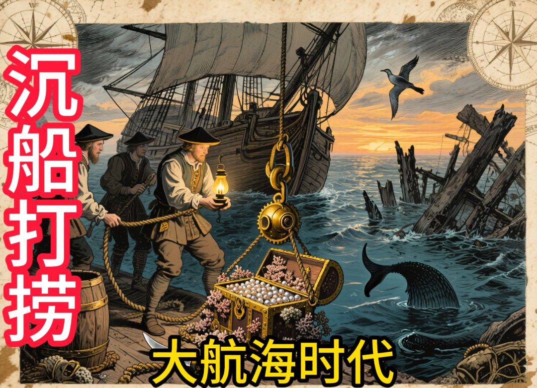 游戏最赚金币方式，沉船打捞？截图
