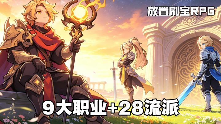 休闲摸鱼+爽快刷宝,9大职业+28流派,燃烧纪元!截图