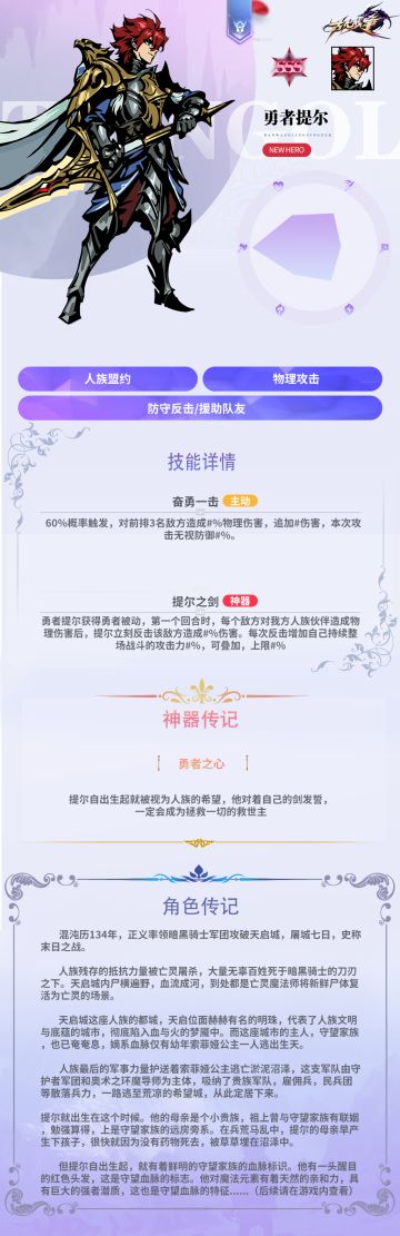 勇者提尔人物介绍