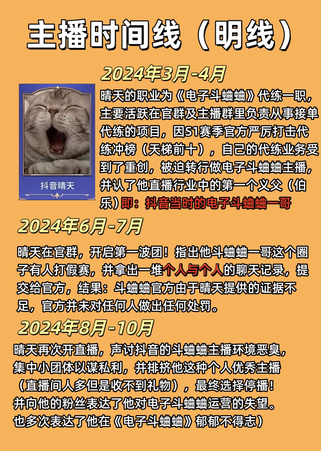帝百科|主播晴天电子斗蛐蛐的主播生涯介绍 2