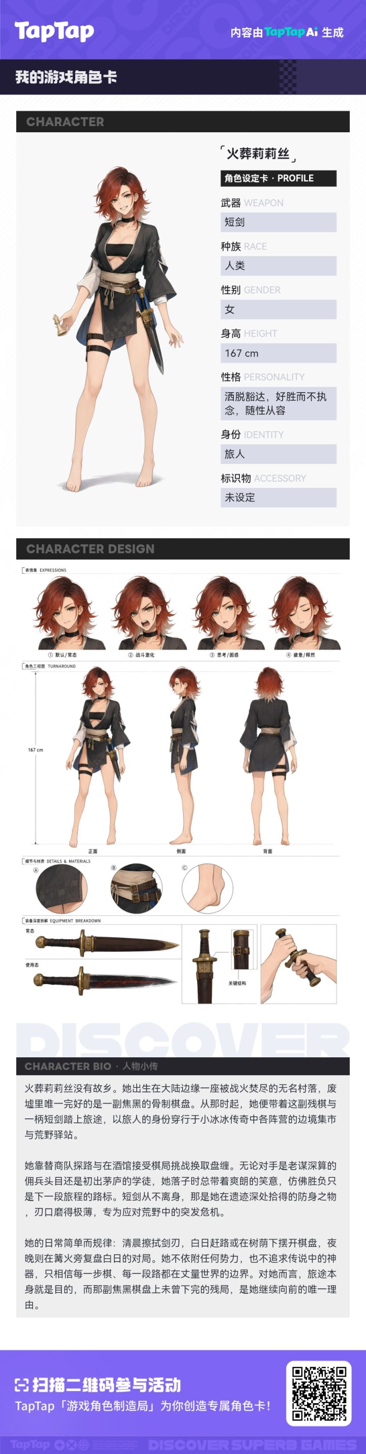 火葬莉莉丝 · 我的角色设定卡截图
