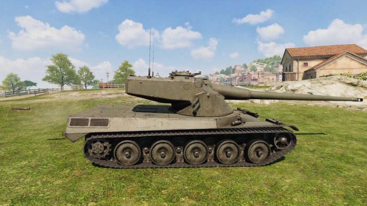 《坦克连》F系8级重坦AMX50B抛壳展示截图