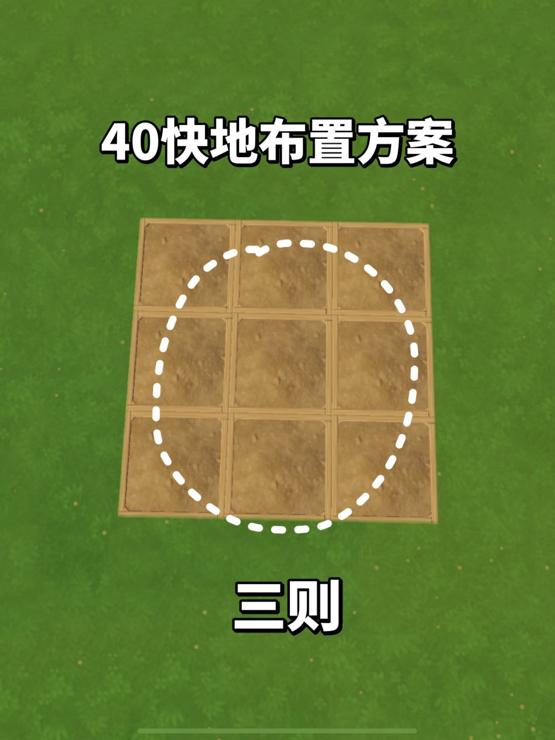 心动小镇40块田怎么布置 1