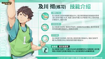 球员技能介绍丨及川彻（练习） 12月12日登场！