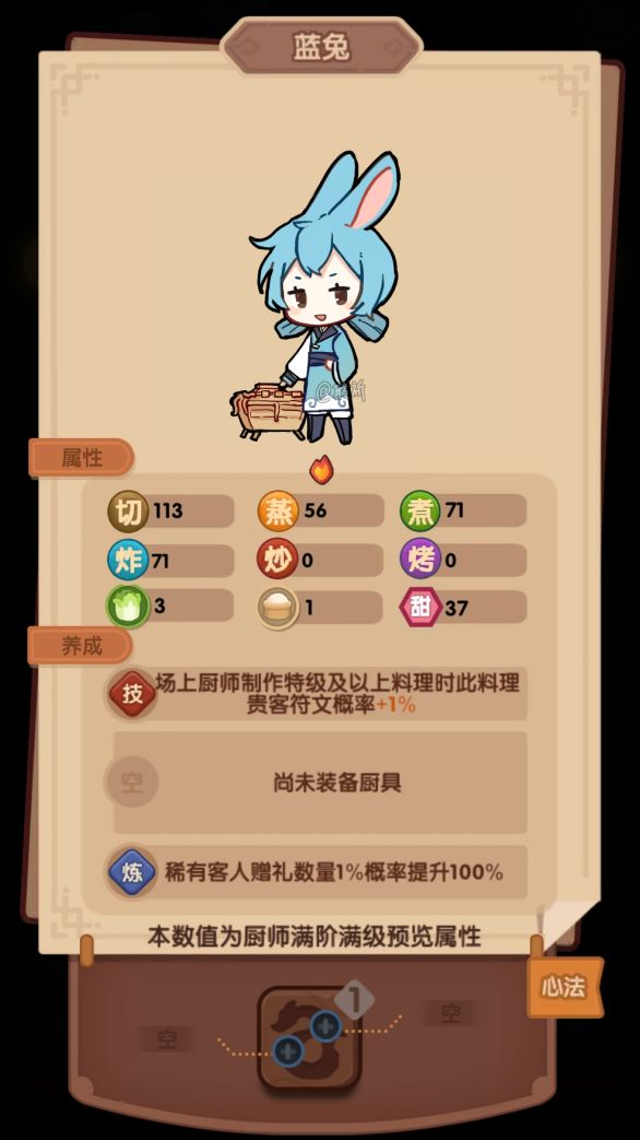 画了蓝兔但爆炒一火版截图