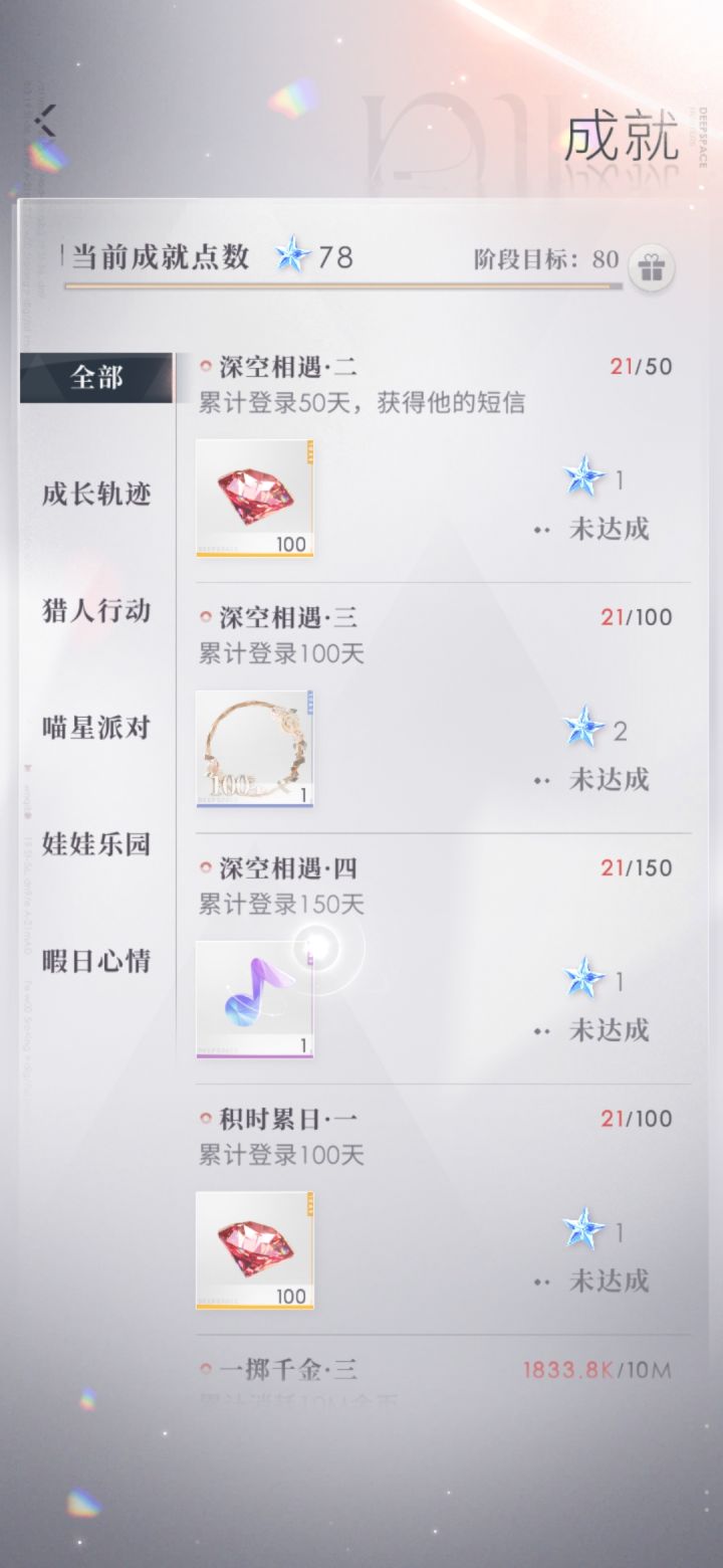 玩了快一个月了 目前等级是59 因为在网上看到彻的视频入坑的 但一开始玩的时候都感觉剧情十分的割裂,明明主线还没有砸熟悉呢,在那个卡面的剧情里都已经很熟很熟了,一点代入感都没有 而且我59级领取到的资源都用来许愿抽卡了 才抽到了六个五星的 也不知道这个概率在这个游戏里怎么是非还是欧 反正对我来每次去许愿抽卡三星比较多 那个心情很是郁闷 在这不到一个月的时间里遇到了两次活动抽卡每一次就是保底 攒了那截图