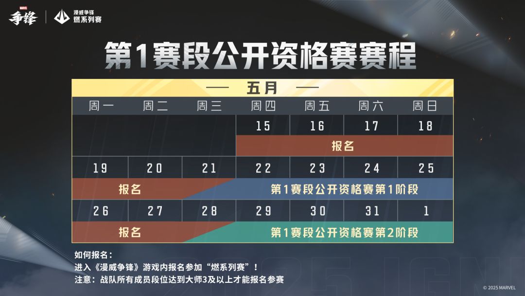 公开资格赛第2阶段报名现已开启 1