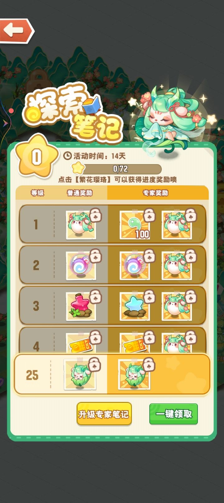 这个繁花璎珞是哪个植物这里面能采集的我都看了一下没有#小森灵截图