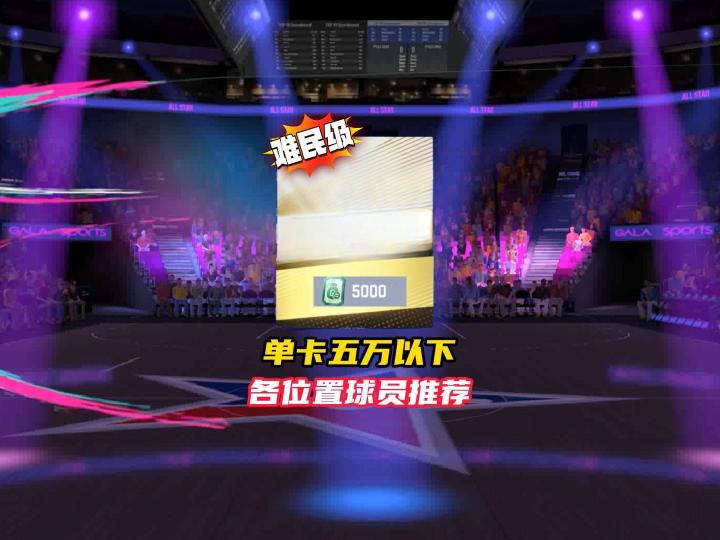 单卡身价五万以下王朝各位置球员推荐!截图
