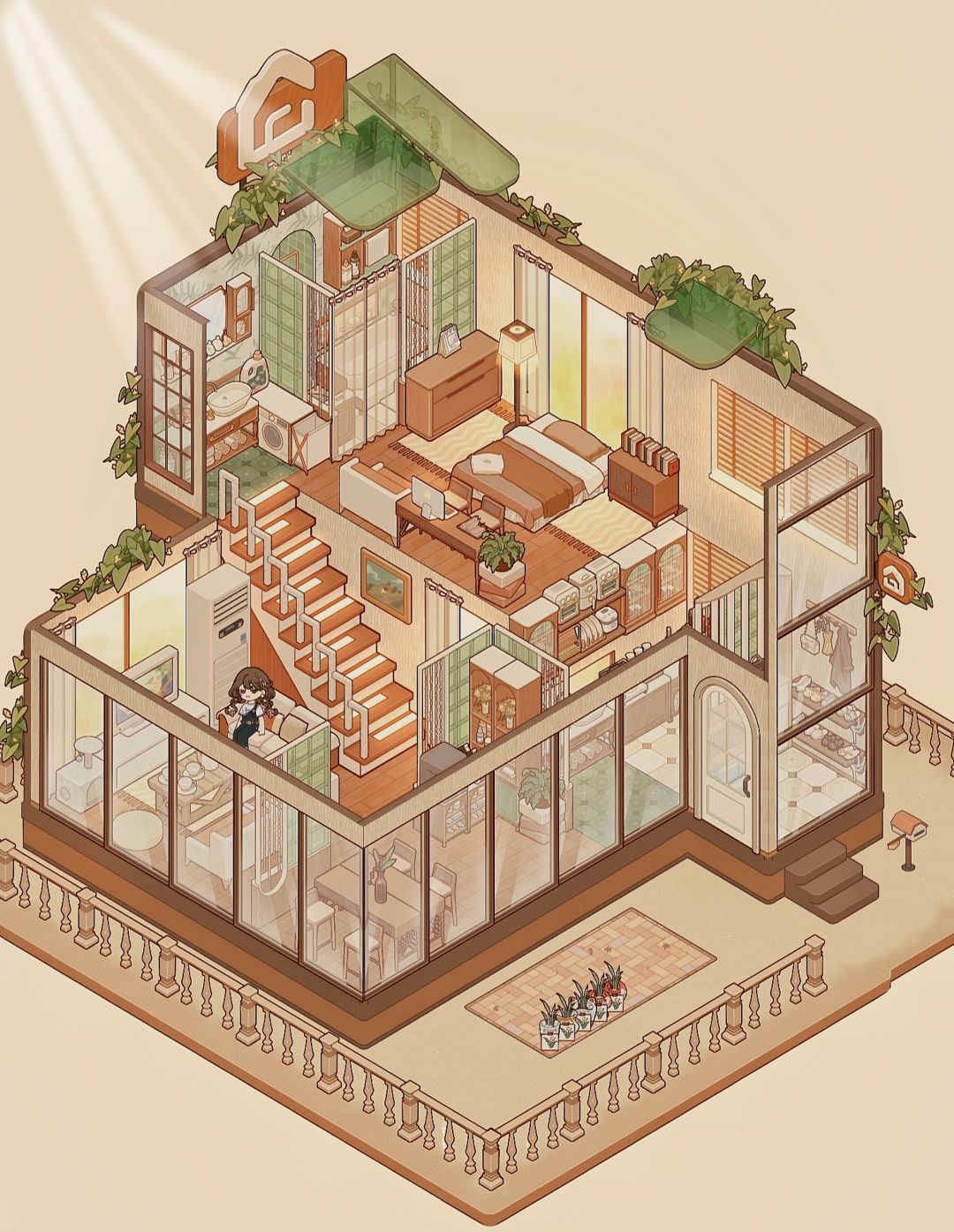 🥥香氛时刻·原木Loft|超绝落地窗外墙❗❗ 2