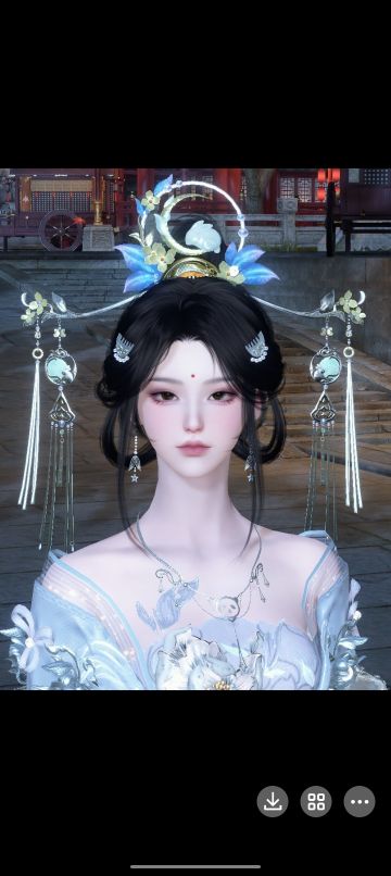 改了几版捏脸，终于满意了