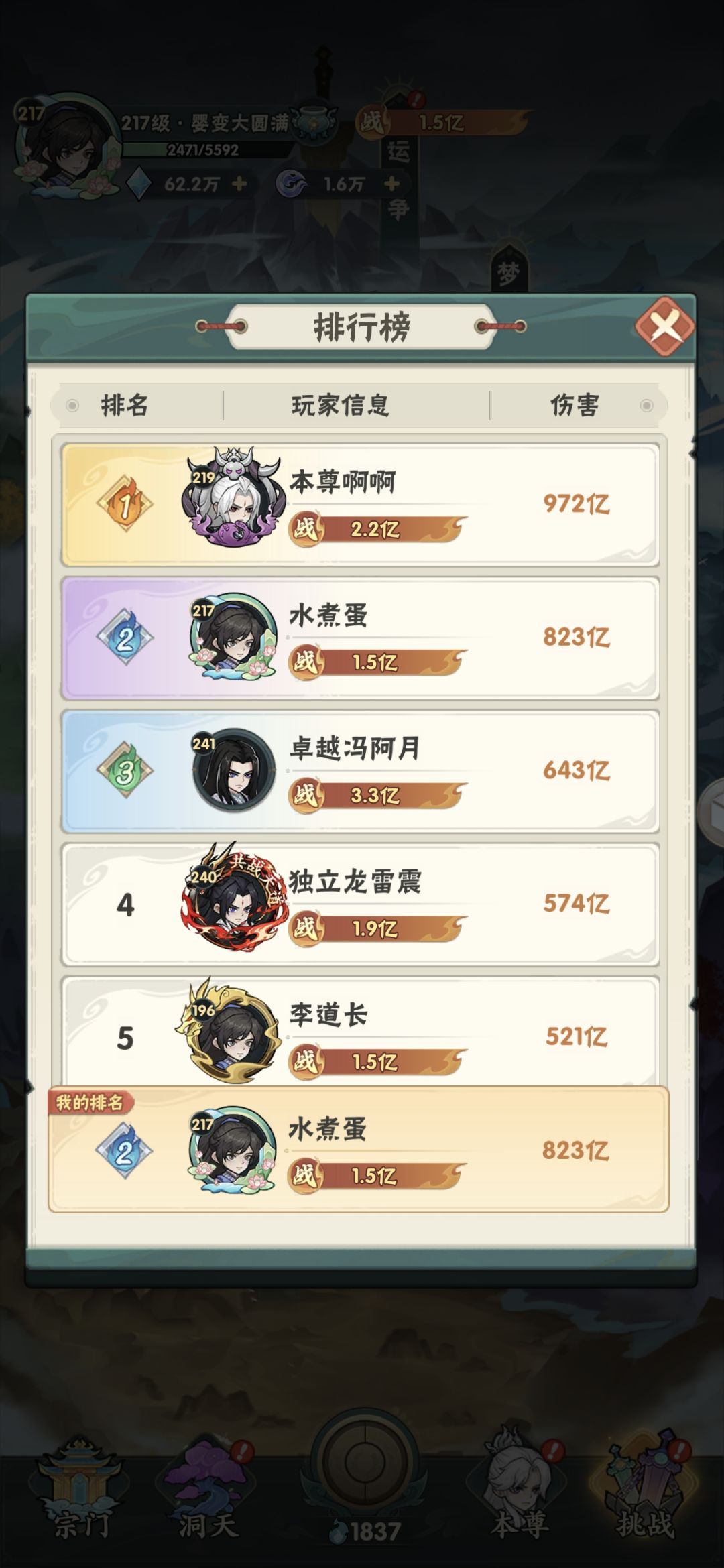 双卡第8天,战力1.5亿,累氪200 4