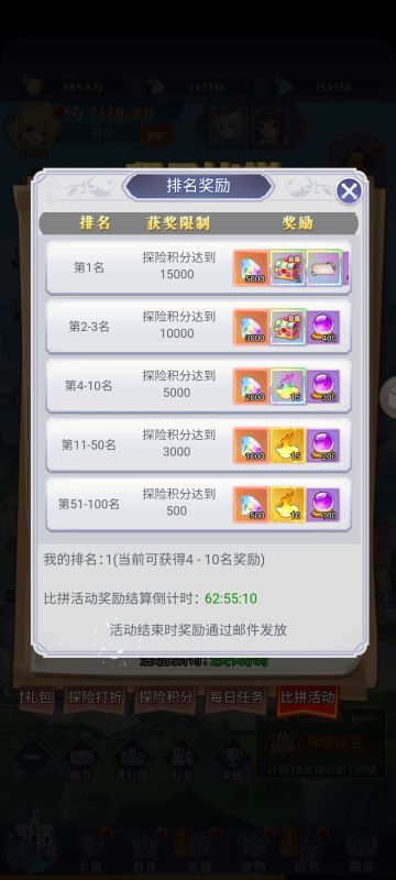 探险活动1.2-2W积分省钱攻略