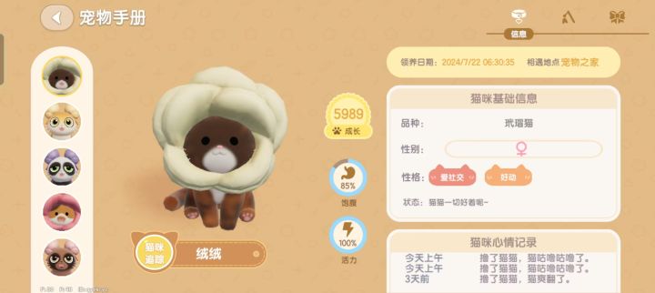 求猫咪改名、整容、培养性格功能！截图