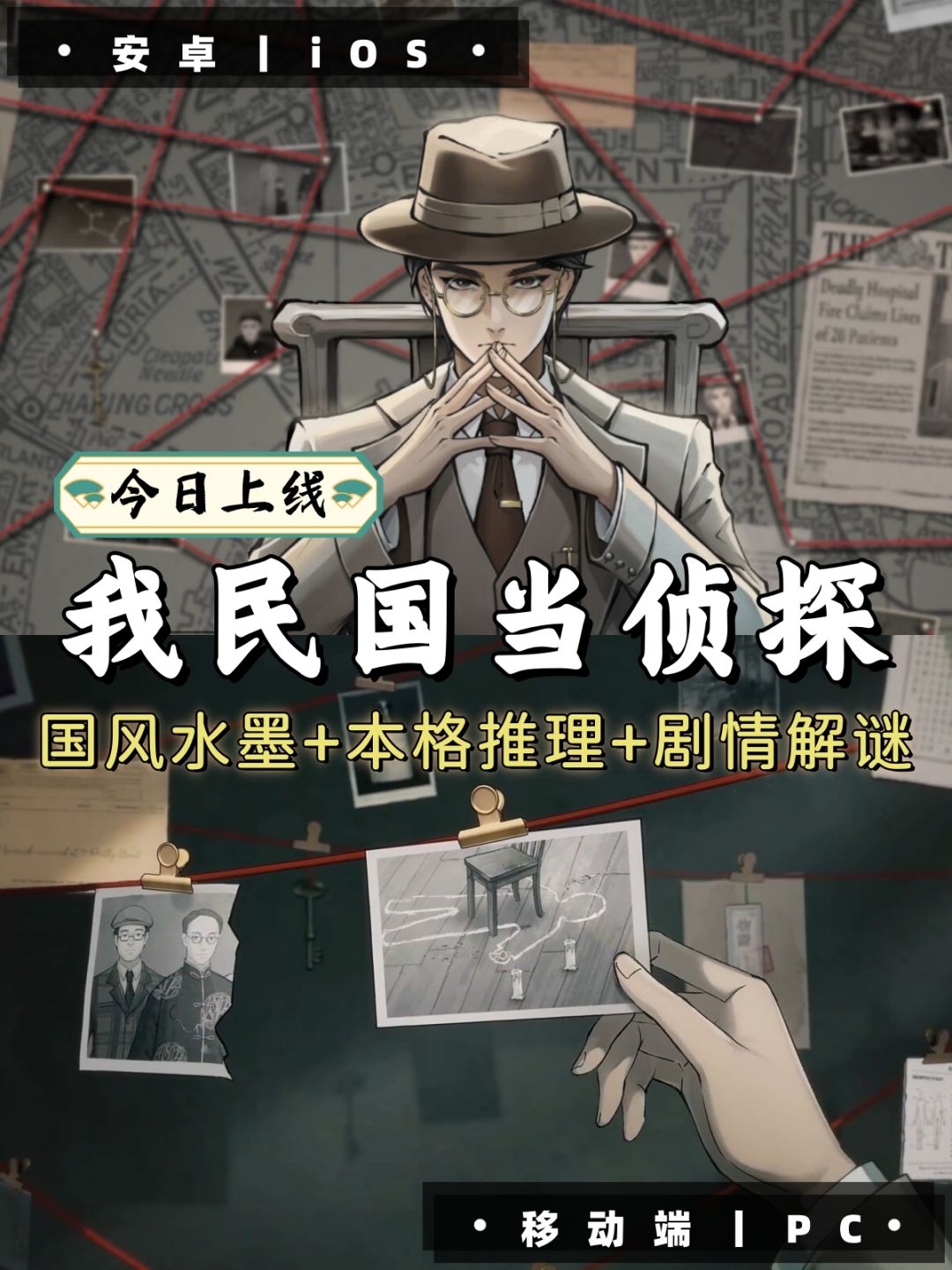 今日上线|国风本格推理·体验民国侦探人生 1