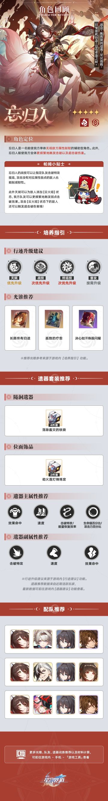 角色回顾 | 忘归人、椒丘、黄泉