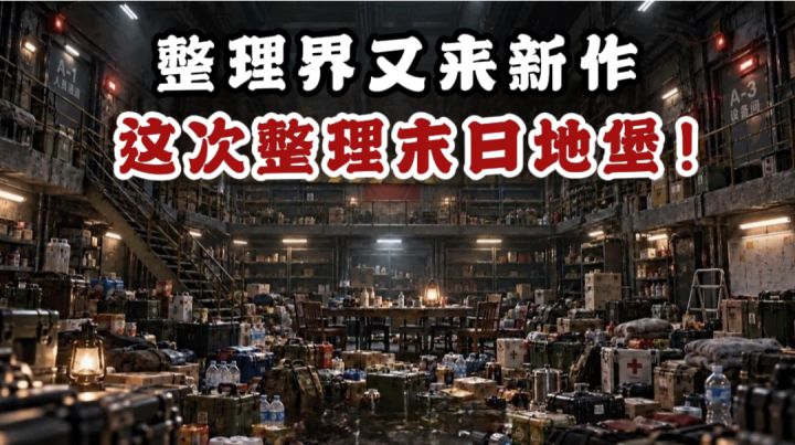 🔥整理界又来新作❓️这次来整理末日地堡,测测你多久完成❗️截图