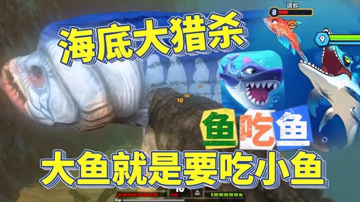 真海底大猎杀!超全海洋生物种类的大鱼吃小鱼游戏之鱼吃鱼来啦!截图