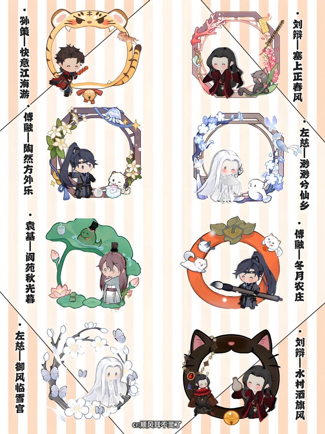 代号鸢✖️心纸君｜全男主初见画框🧶截图