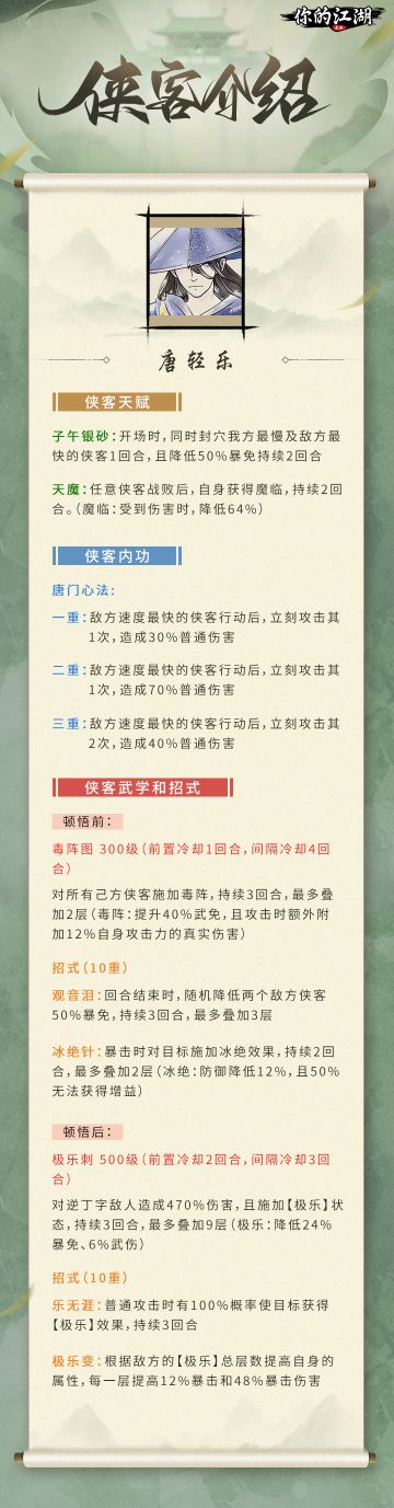 木之侠客 | 天魔十七——唐轻乐