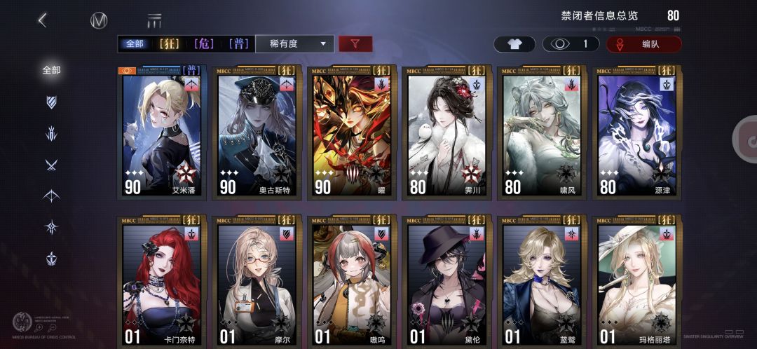 萌新求助,还有什么角色值得养吗 1