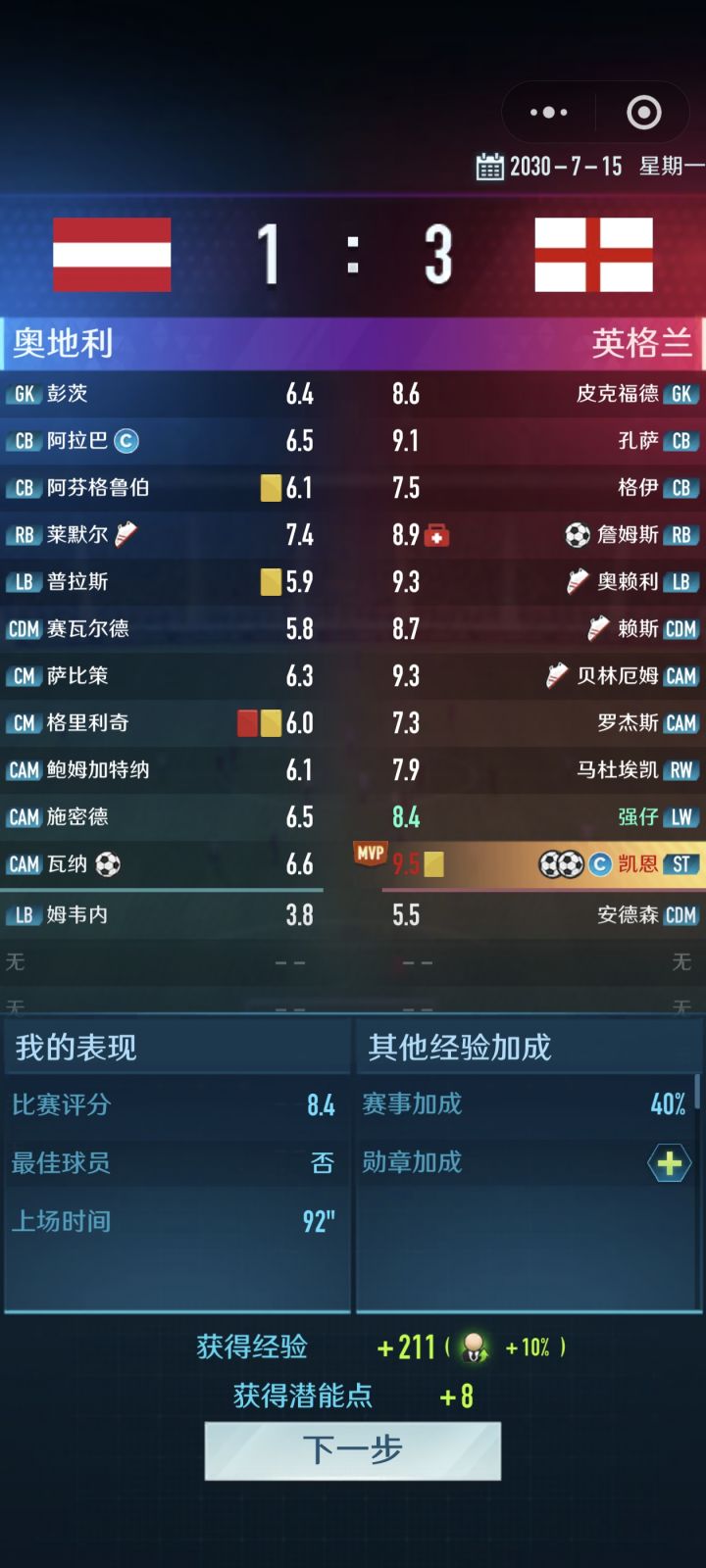 95评分世界杯决赛mvp截图