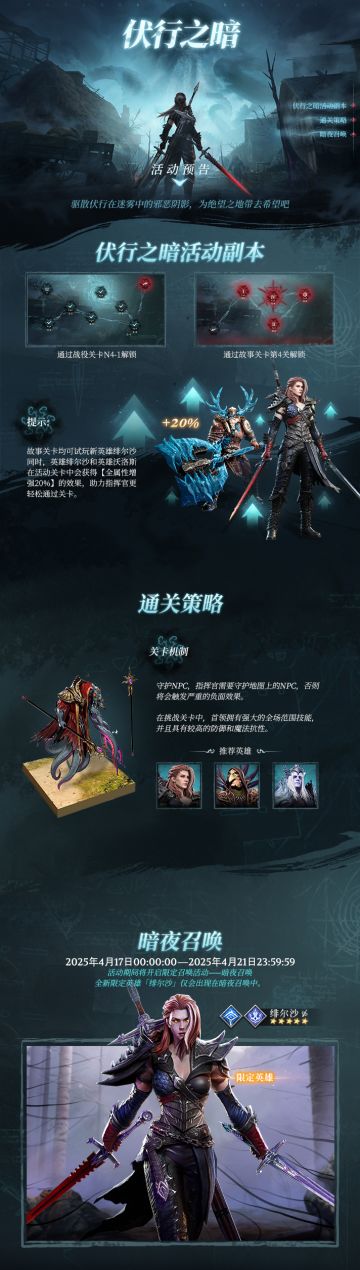 全新剧情副本介绍丨伏行之暗