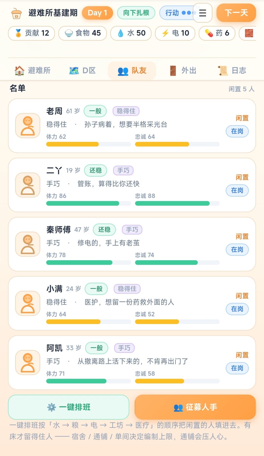 【避难所基建期】玩法讨论贴 5