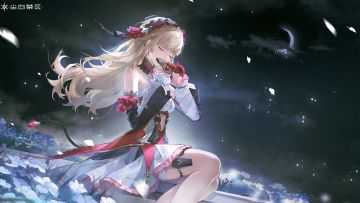 「壁纸放送-露台琴声」