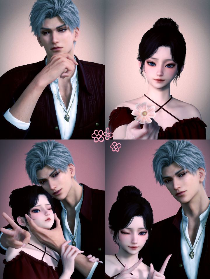 尊嘟是爱死自己捏的这张脸了❤️ 3