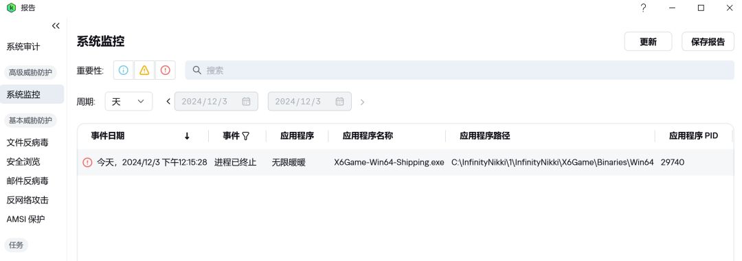 麻了,无限暖暖有毒啊?官网下的卡巴报毒了 3