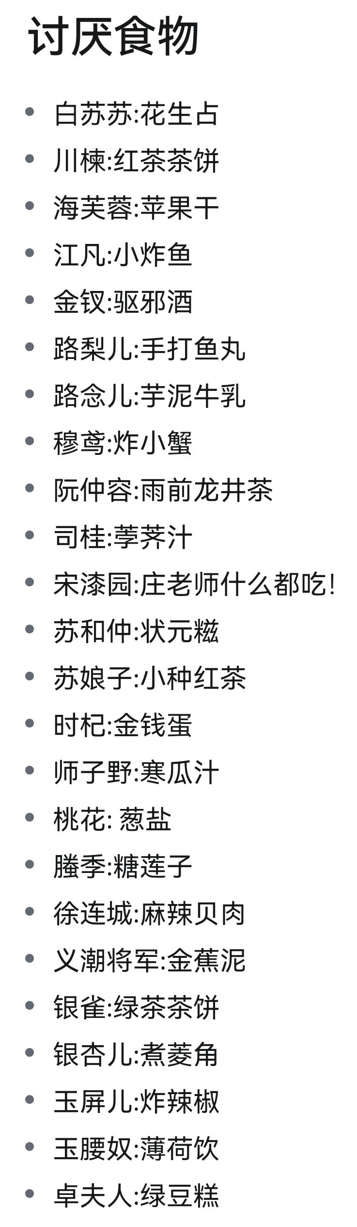 讨厌食物 1