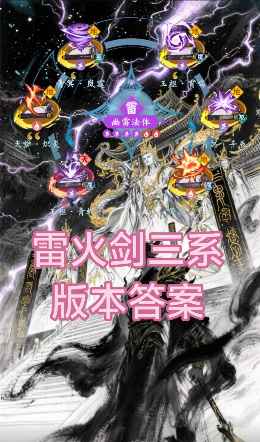 【问剑长生】雷修剑修火修合体期最强连招！截图